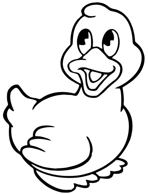 Ducks Coloring Pages 9 Printable for Free Download.